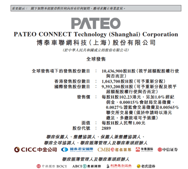 盘中大涨40%,“港股智能座舱第一股”博泰车联上市
