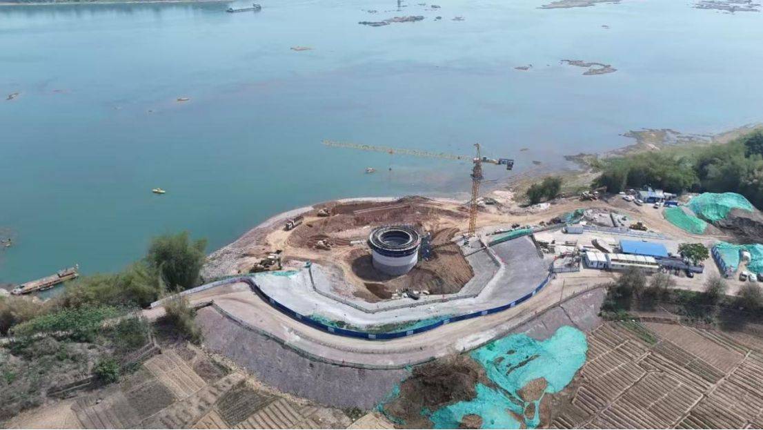 广西大藤峡灌区工程贵港片四个灌溉补水泵站全部实现封顶